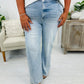 💜 LAST DAY PROMOTION - 50%OFF 💜High Rise Vintage Wash Tummy Control Top Straight Leg Jeans