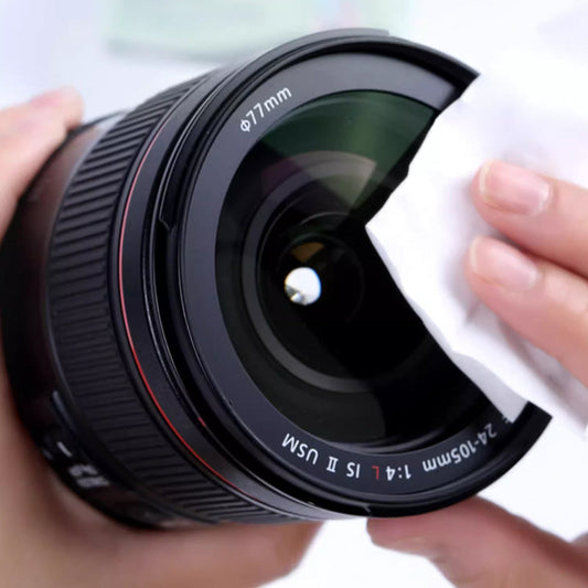 Anti-fog lens cleaning wipes