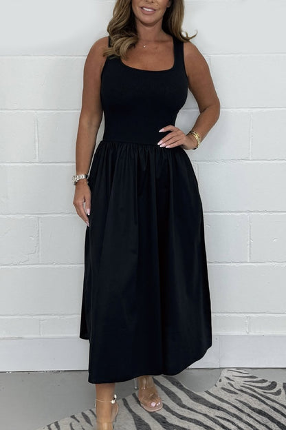 💜 LAST DAY PROMOTION - 50%OFF 💜Women's Casual Solid Color Sleeveless Dress