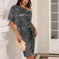 💜 LAST DAY PROMOTION - 50%OFF 💜 Women's One Shoulder Sequin Sparkling Party Club Dress