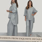 💜 LAST DAY PROMOTION - 50%OFF 💜Women's Long Sleeve High Waisted Wide Leg Pants Suit
