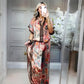 💜 LAST DAY PROMOTION - 50%OFF 💜Women's Printed Top & Wide Leg Pants 2-Piece Set