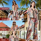 💜 LAST DAY PROMOTION - 50%OFF 💜Women's Printed Top & Wide Leg Pants 2-Piece Set