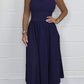 💜 LAST DAY PROMOTION - 50%OFF 💜Women's Casual Solid Color Sleeveless Dress