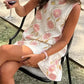 💜 LAST DAY PROMOTION - 50%OFF 💜Women's Casual Sleeveless Floral Print Dress