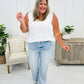 💜 LAST DAY PROMOTION - 50%OFF 💜High Rise Vintage Wash Tummy Control Top Straight Leg Jeans