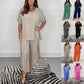 💜 LAST DAY PROMOTION - 50%OFF 💜 Floaty 2 Piece Sleeved Trouser Set