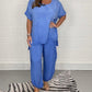 💜 LAST DAY PROMOTION - 50%OFF 💜 Floaty 2 Piece Sleeved Trouser Set