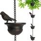 🔥 LAST DAY PROMOTION - 50%OFF 🔥Where Rain Meets Art – Decorative Rain Chain with Bird Bath Design