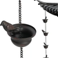 🔥 LAST DAY PROMOTION - 50%OFF 🔥Where Rain Meets Art – Decorative Rain Chain with Bird Bath Design
