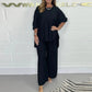 💜 LAST DAY PROMOTION - 50%OFF 💜Women's Long Sleeve High Waisted Wide Leg Pants Suit