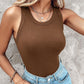 💜 LAST DAY PROMOTION - 50%OFF 💜 Ribbed Stretchy Tank Top with Shelf Bra
