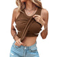 💜 LAST DAY PROMOTION - 50%OFF 💜 Ribbed Stretchy Tank Top with Shelf Bra