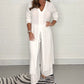 💜 LAST DAY PROMOTION - 50%OFF 💜Two Piece Casual Long Top and Casual Trousers