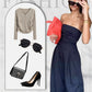 💜 LAST DAY PROMOTION - 50%OFF 💜 Women's Strapless Jumpsuit With Pockets