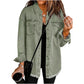 💜 LAST DAY PROMOTION - 50%OFF 💜Oversized Fringe Denim Jean Jacket with Pocket