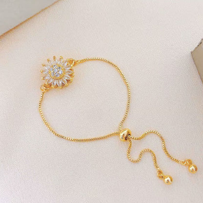 ✨ LAST DAY -BUY 1 GET 1 FREE ✨Delicate Fashion Sunflower Mood Bracelet