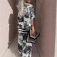 🔥🌊Summer Big Sale 50% OFF!!💃Daily needs!✅ Printed V-neck set | A set of solutions to wear, casual and fashionable, not tired of wearing every day
