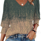 💜 LAST DAY PROMOTION - 50%OFF 💜Women Dressy Casual 3/4 Length Sleeve Blouses with Smocked Cuffs