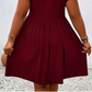 💜 LAST DAY PROMOTION - 50%OFF 💜Women's V-Neck Ruffle Trim Dress