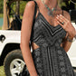 💜 LAST DAY PROMOTION - 50%OFF 💜 Women’s Trendy Print Spaghetti Strap Maxi Dress with Side Slit