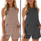 💜 LAST DAY PROMOTION - 50%OFF 💜 Striped Sleeveless Vest & Shorts Two-Piece Set