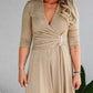 💜 LAST DAY PROMOTION - 50%OFF 💜 Women's Deep V-Neck Wrap Maxi Dress