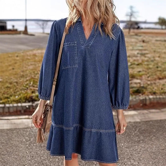 💜 LAST DAY PROMOTION - 50%OFF 💜Women's Casual Denim Dress