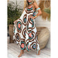 💜 LAST DAY PROMOTION - 50%OFF 💜 Boho Print Loose Fit Spaghetti Straps Dress