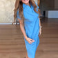 💜 LAST DAY PROMOTION - 50%OFF 💜 Women's V-Neck Short Sleeve Denim Casual Dress
