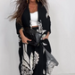 💜 LAST DAY PROMOTION - 50%OFF 💜 Women's Elegant Printed Top and Wide-Leg Pants Set