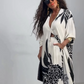 💜 LAST DAY PROMOTION - 50%OFF 💜 Women's Elegant Printed Top and Wide-Leg Pants Set