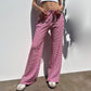 💜 LAST DAY PROMOTION - 50%OFF 💜 Loose and Casual Low-Waist Striped Pants