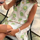 💜 LAST DAY PROMOTION - 50%OFF 💜Women's Casual Sleeveless Floral Print Dress