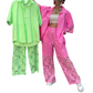💜 LAST DAY PROMOTION - 50%OFF 💜 Women's Button-Down Shirt & Pants 2-Piece Set