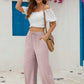 💜 LAST DAY PROMOTION - 50%OFF 💜 Lightweight Linen Pants Solid Color Drawstring Casual Pants - Breathable & Skin-Friendly