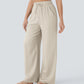 💜 LAST DAY PROMOTION - 50%OFF 💜 Lightweight Linen Pants Solid Color Drawstring Casual Pants - Breathable & Skin-Friendly