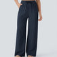 💜 LAST DAY PROMOTION - 50%OFF 💜 Lightweight Linen Pants Solid Color Drawstring Casual Pants - Breathable & Skin-Friendly