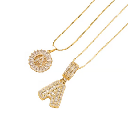 💍Last Day Only ￡9.99 & 2 Pack✨ Initial Letter Pendant Necklaces-Best Gift for your friends💝