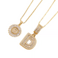 💍Last Day Only ￡9.99 & 2 Pack✨ Initial Letter Pendant Necklaces-Best Gift for your friends💝