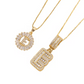 💍Last Day Only ￡9.99 & 2 Pack✨ Initial Letter Pendant Necklaces-Best Gift for your friends💝
