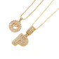 💍Last Day Only ￡9.99 & 2 Pack✨ Initial Letter Pendant Necklaces-Best Gift for your friends💝