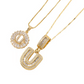 💍Last Day Only ￡9.99 & 2 Pack✨ Initial Letter Pendant Necklaces-Best Gift for your friends💝