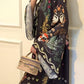 💜 LAST DAY PROMOTION - 50%OFF 💜 Women's loose long sleeve printed maxi dress with v-neck