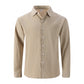 💜 LAST DAY PROMOTION - 50%OFF 💜Men's Button Down Long Sleeve Linen Shirts