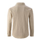 💜 LAST DAY PROMOTION - 50%OFF 💜Men's Button Down Long Sleeve Linen Shirts