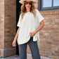 💜 LAST DAY PROMOTION - 50%OFF 💜 Women’s Loose Short Sleeve Knit Top – Soft, Breathable & Versatile for Daily Casual