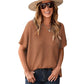 💜 LAST DAY PROMOTION - 50%OFF 💜 Women’s Loose Short Sleeve Knit Top – Soft, Breathable & Versatile for Daily Casual