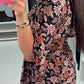 💜 LAST DAY PROMOTION - 50%OFF 💜 V-neck Printed Maxi Dress with 3/4 Sleeves