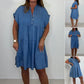 💜 LAST DAY PROMOTION - 50%OFF 💜 Women's Casual Solid Button-Down Short Dress